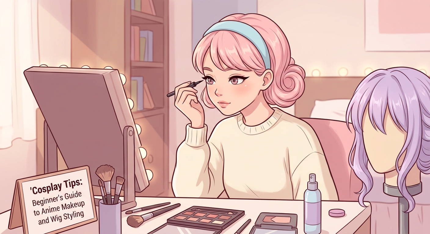 Beginner's Guide to Anime Cosplay Makeup and Wig Styling — image 2