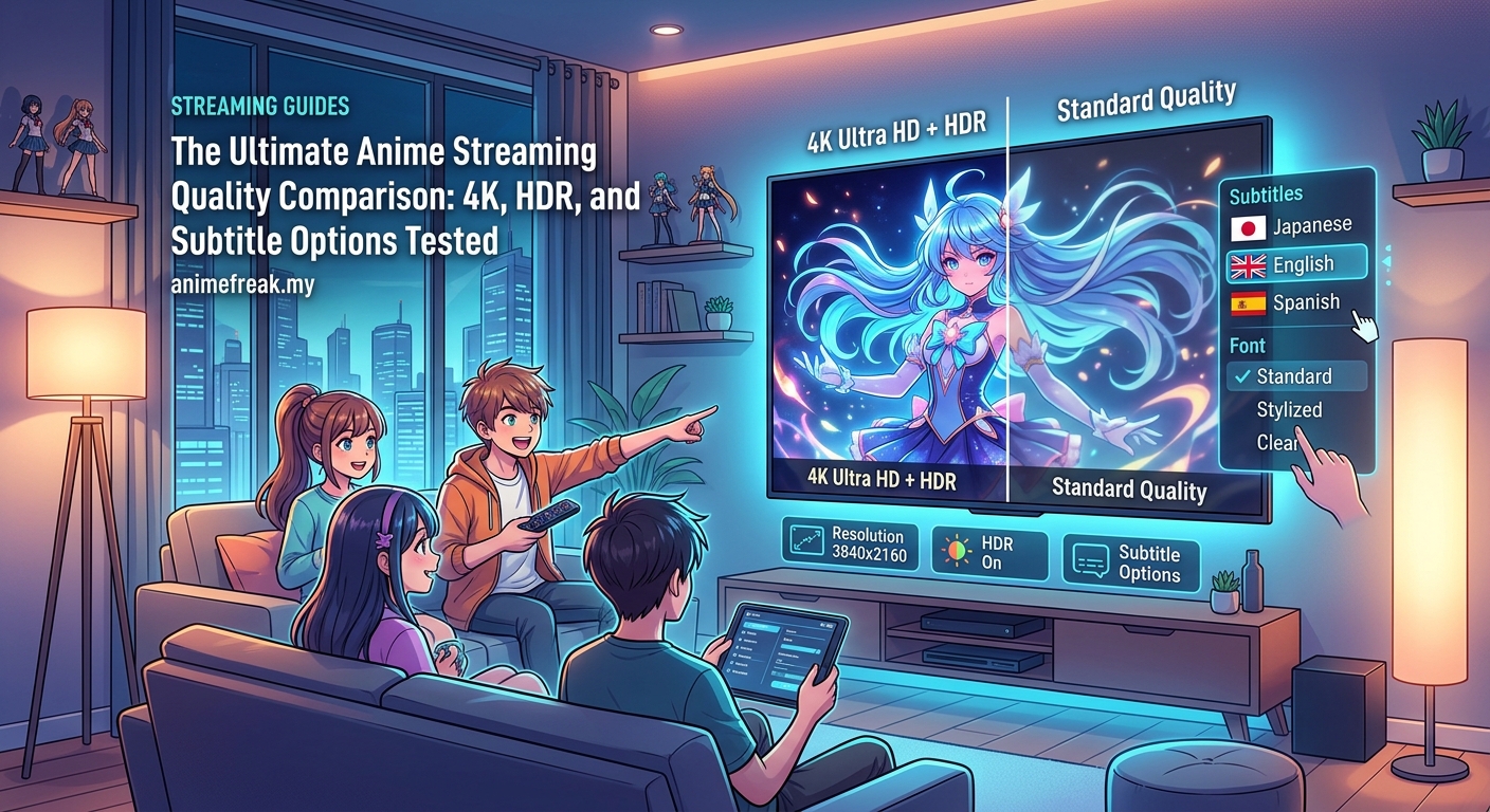 The Ultimate Anime Streaming Quality Comparison: 4K, HDR, and Subtitle Options Tested — image 2