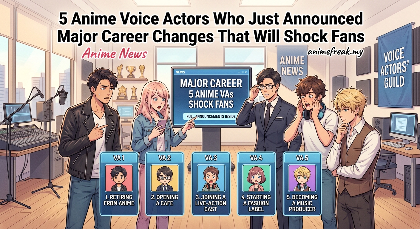 5 Anime Voice Actors Who Just Announced Major Career Changes That Will Shock Fans — image 1