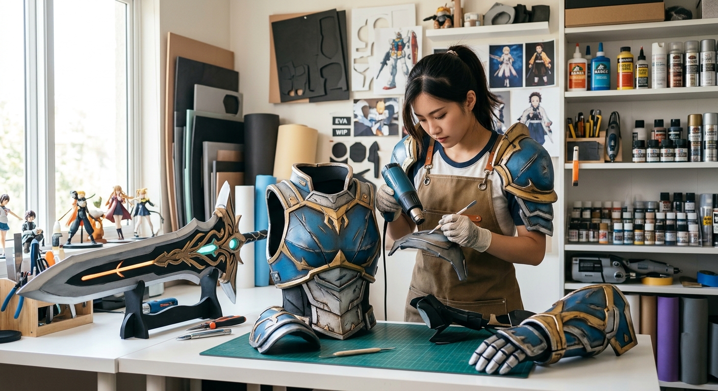 Advanced Cosplay Techniques: Foam Armour and Prop Making for Anime Characters