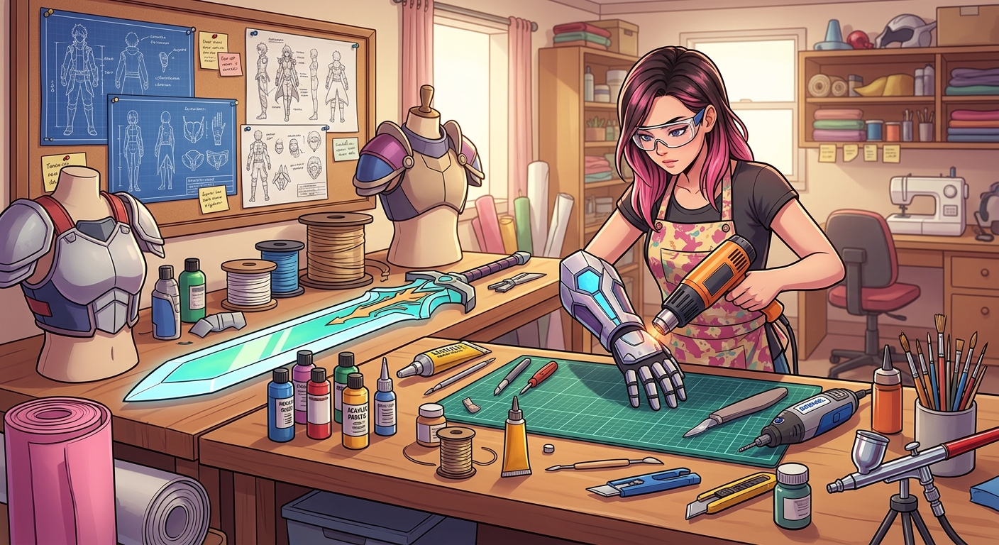 Advanced Cosplay Techniques: Foam Armour and Prop Making for Anime Characters — image 1