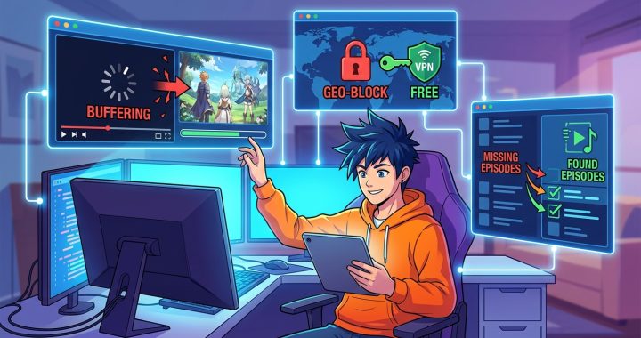 Fixing Common Anime Streaming Problems: Buffering, Geo-Blocks, and Missing Episodes