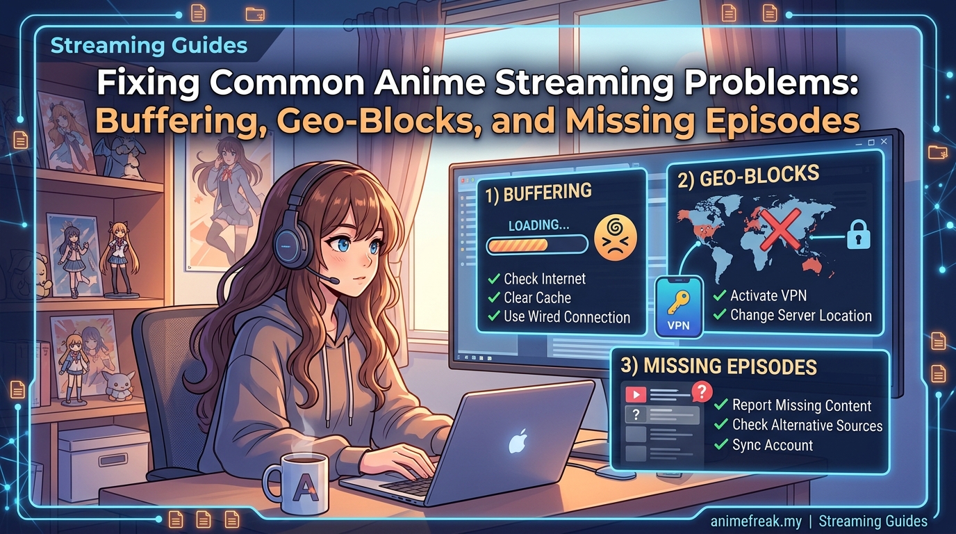Fixing Common Anime Streaming Problems: Buffering, Geo-Blocks, and Missing Episodes — image 1