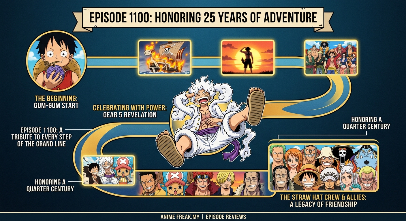 How One Piece Episode 1100 Honoured 25 Years of Adventure — image 1