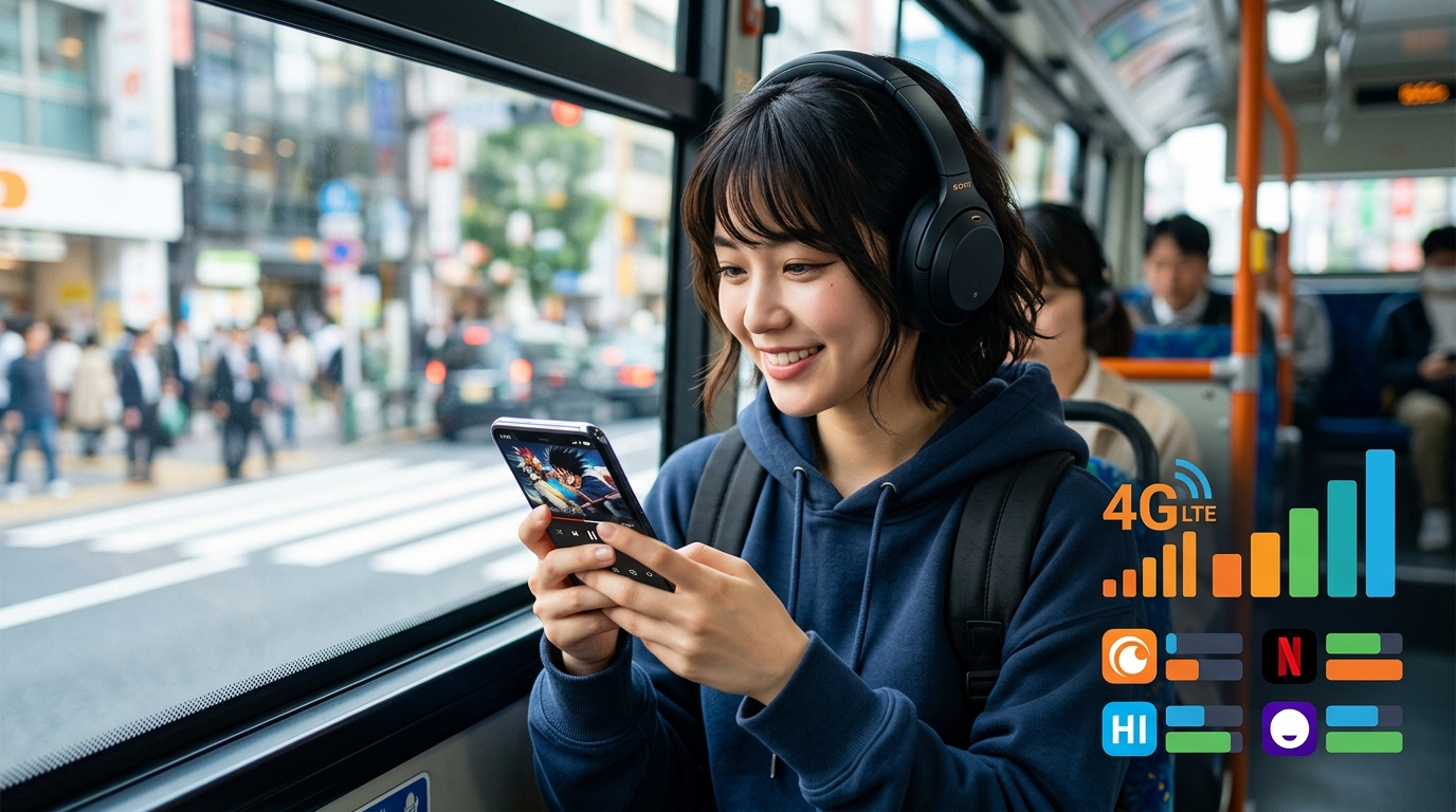 Watching Anime on Mobile Data: Which Streaming Apps Use the Least Bandwidth