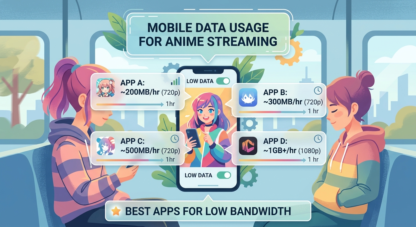 Watching Anime on Mobile Data: Which Streaming Apps Use the Least Bandwidth — image 1