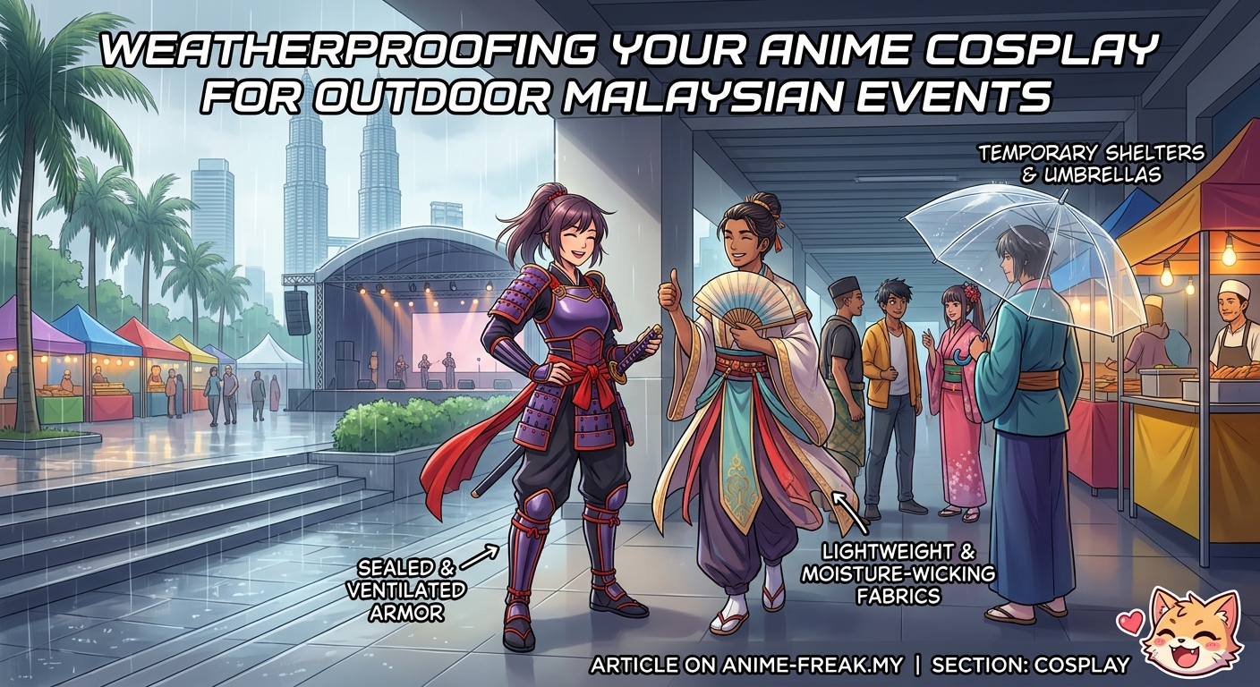 Weatherproofing Your Anime Cosplay for Outdoor Malaysian Events — image 3