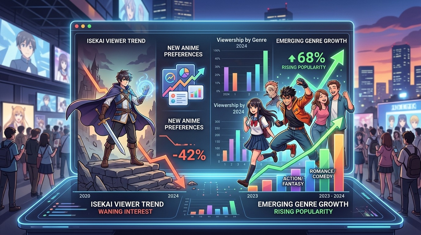 Is the Isekai Genre Finally Dying? New Viewership Data Suggests a Major Shift in Anime Preferences