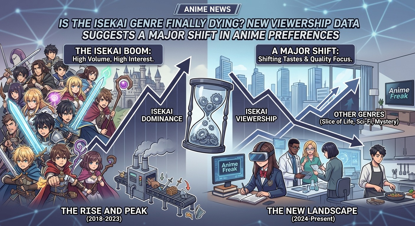 Is the Isekai Genre Finally Dying? New Viewership Data Suggests a Major Shift in Anime Preferences — image 2