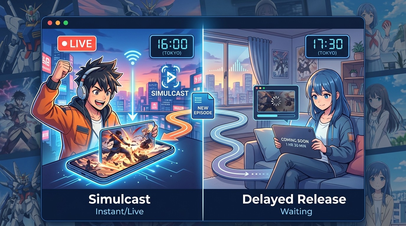 Simulcast vs Delayed Release: Understanding When New Anime Episodes Drop on Each Platform