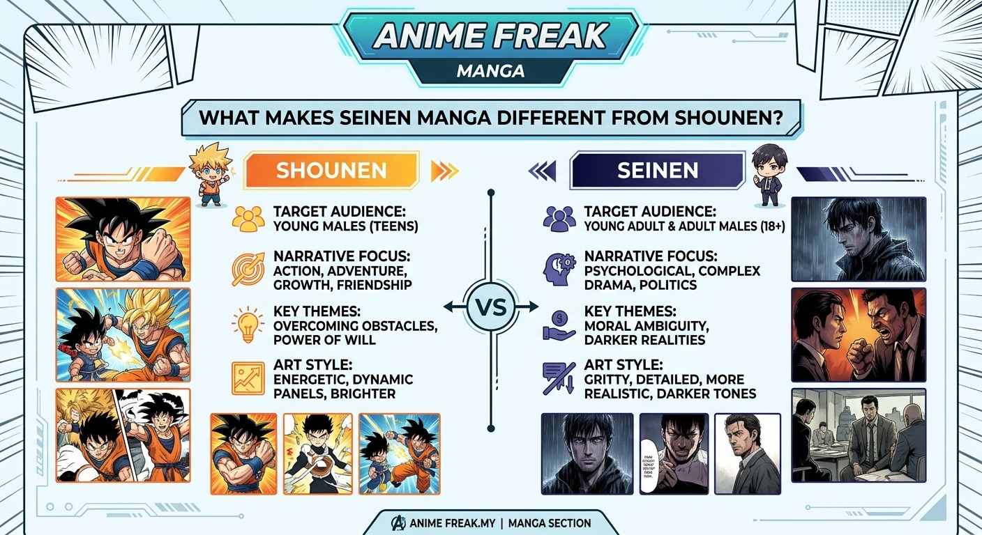 What Makes Seinen Manga Different From Shounen? — image 2